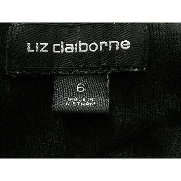 Liz Claiborne Floral Print Sleeveless Office Career A-Line Midi Dress Size 6 - Picture 8 of 10